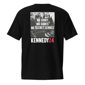 No Shirt, No Shoes, No Secret Service Unisex Pocket Tee