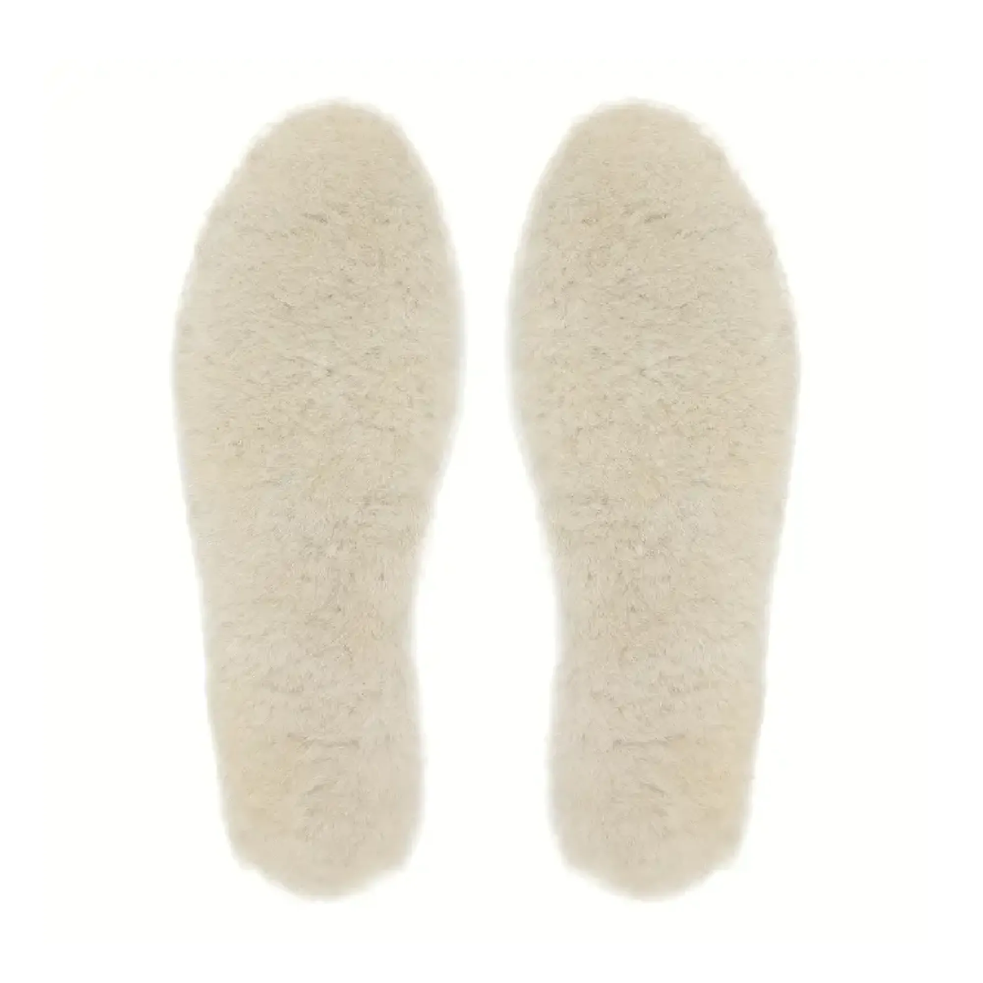 1pair Genuine Sheepskin Insoles For Women & Men, Warm Thin Wool Fur Fleece Shoe Inserts, Replacement Comfortable Insoles For Snow Boots