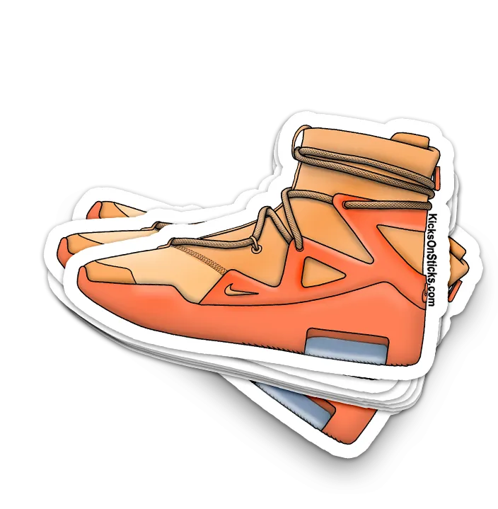 Air Fear of God "Orange Pulse" Sneaker Sticker