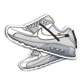 Air Max 90 Off-White "White" Sneaker Sticker