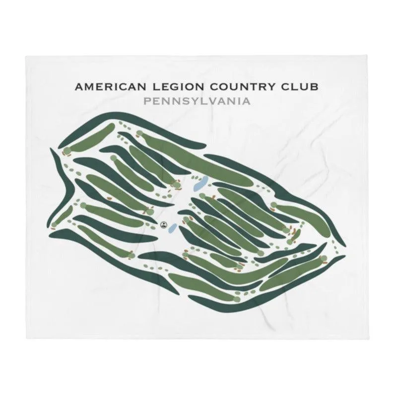 American Legion Country Club, Pennsylvania - Printed Golf Courses