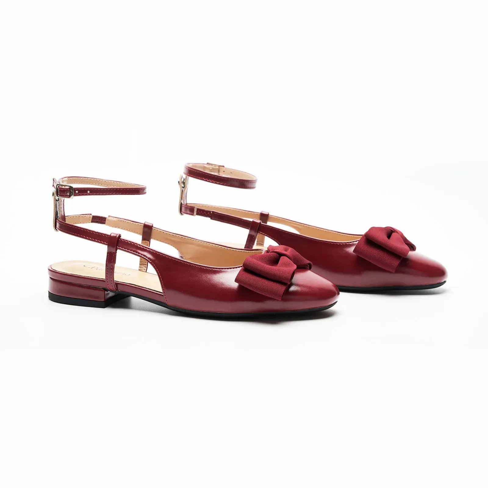 Ankle Strap Bow Slingback Mary Jane (Anita)