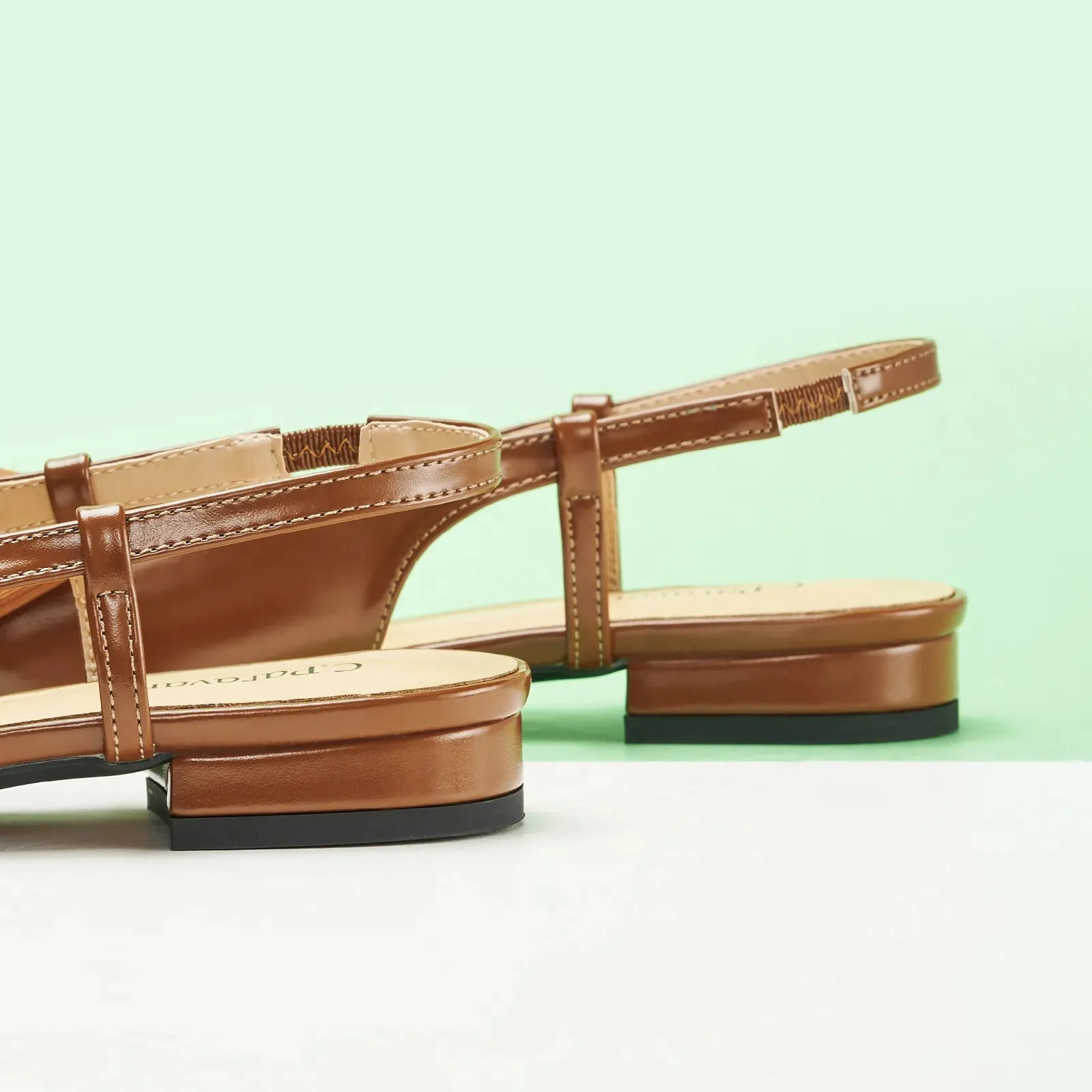 Ankle Strap Bow Slingback Mary Jane (Anita)