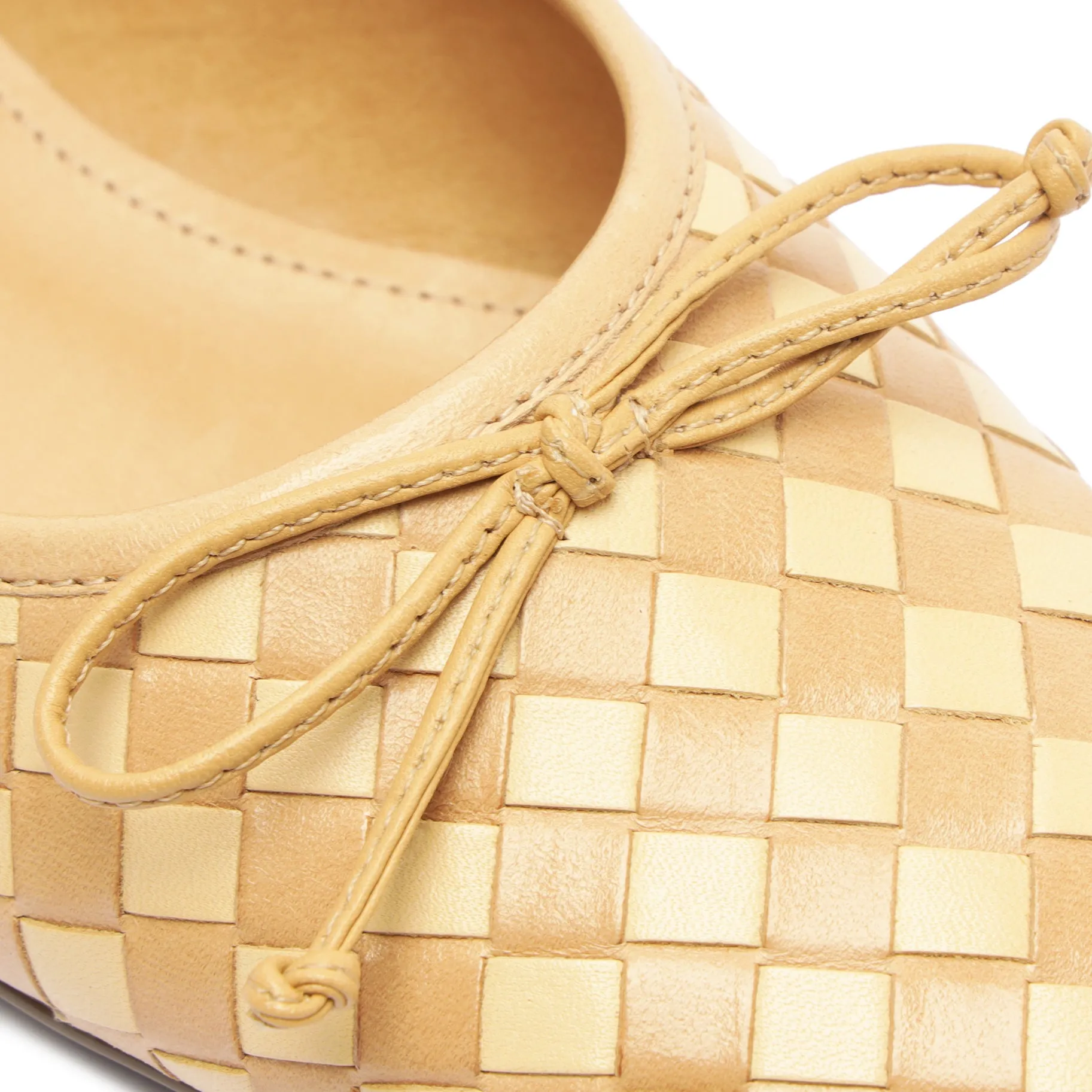 Arissa Woven Leather Flat