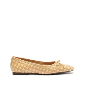 Arissa Woven Leather Flat