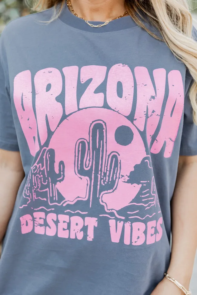 Arizona Desert Vibes Grey Comfort Colors Graphic Tee