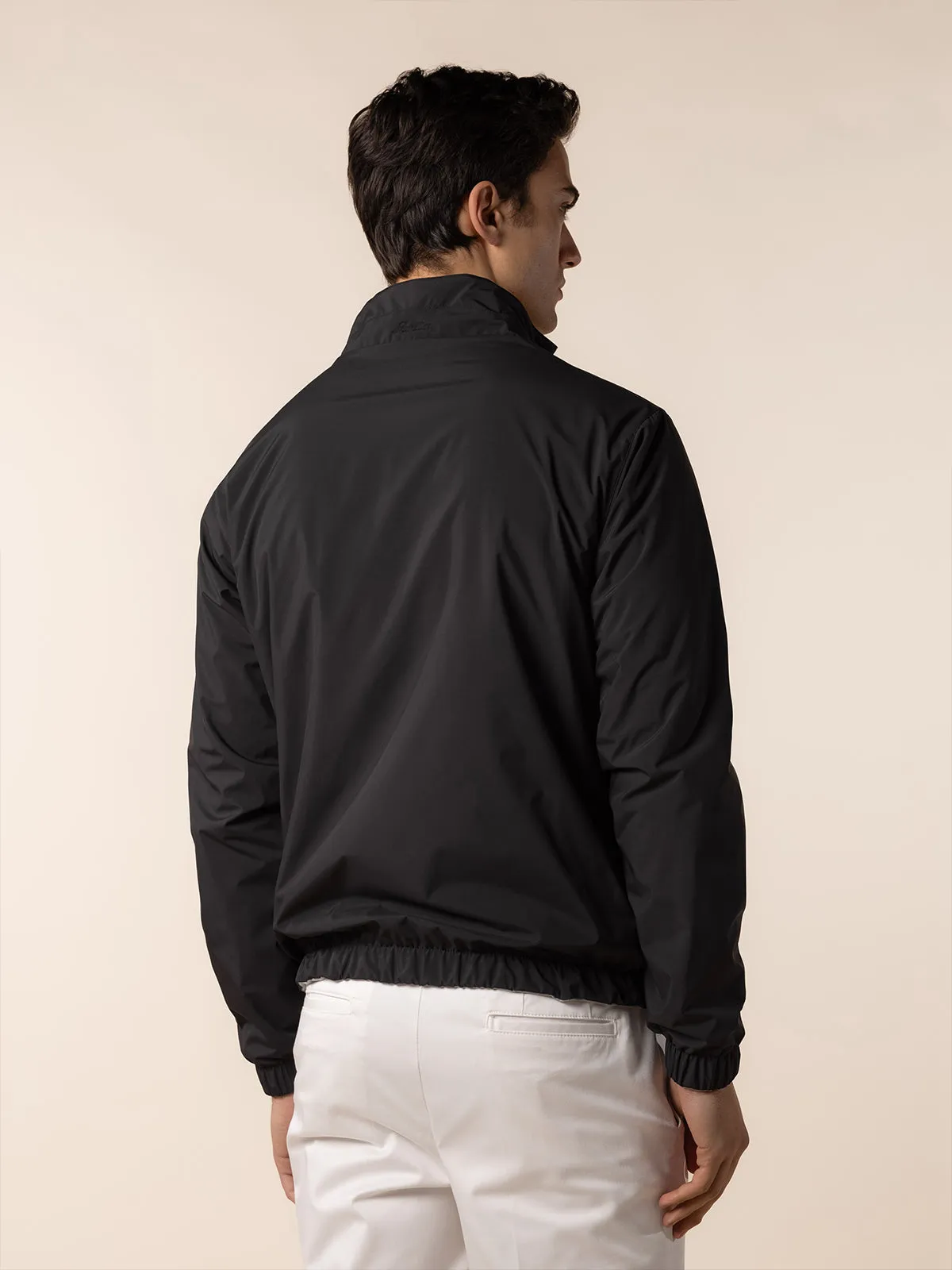 Black Reversible Resort Jacket