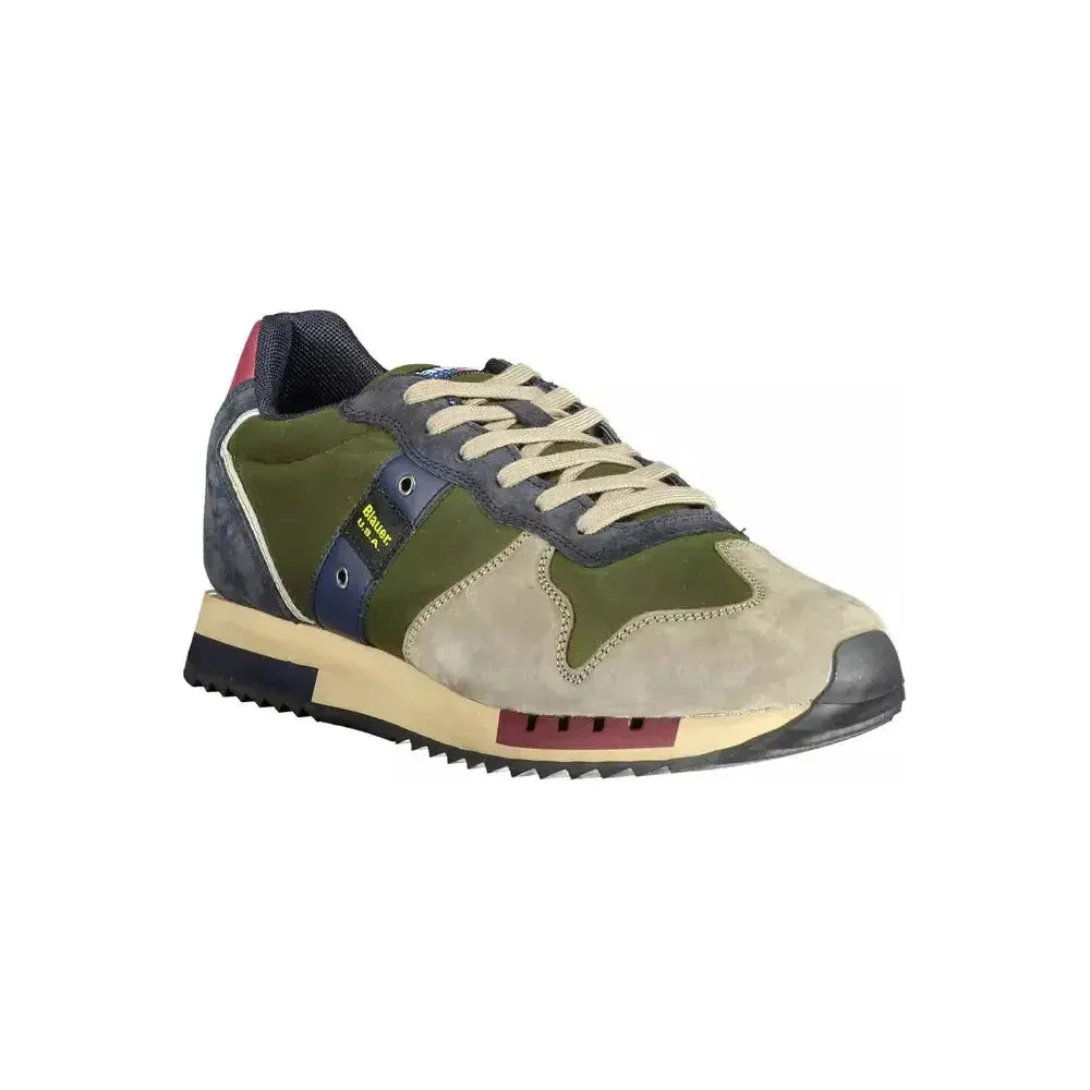 Blauer Green Polyethylene Men Sneaker