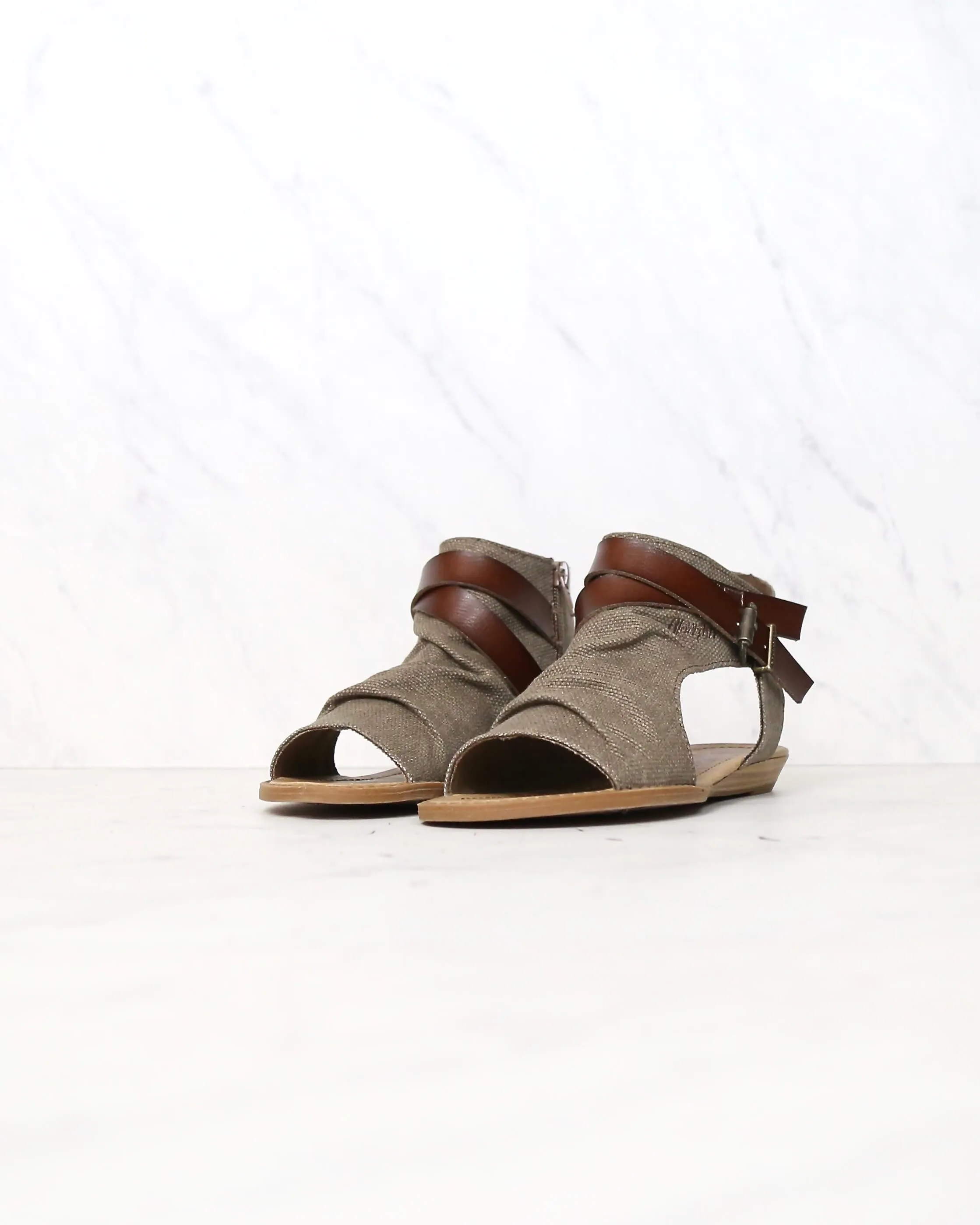 Blowfish - Balla Sandal in Brown Rancher/Whiskey Dyecut