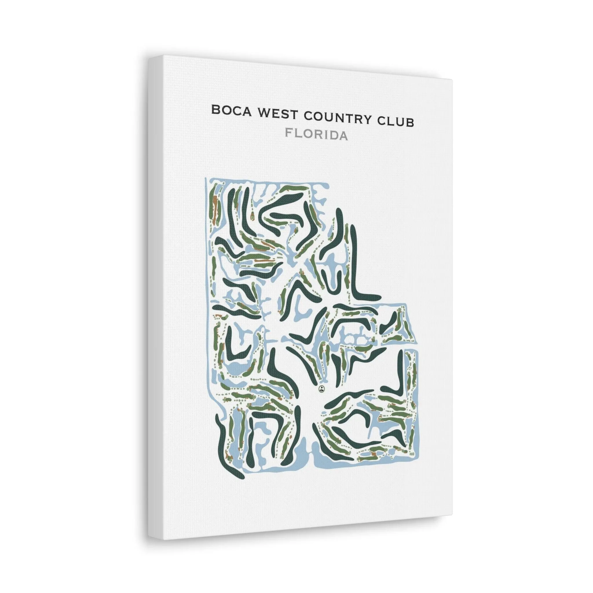 Boca West Country Club, Florida - Printed Golf Course