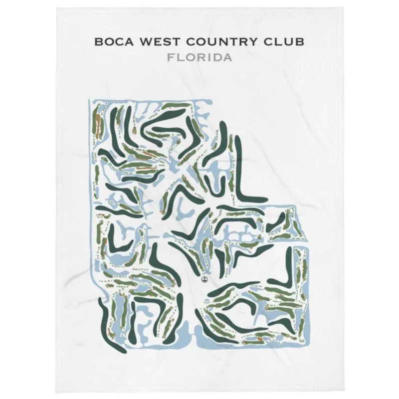 Boca West Country Club, Florida - Printed Golf Course