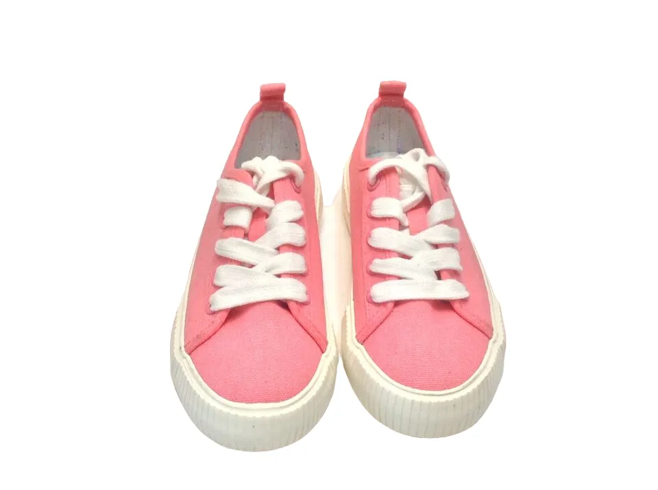 Cat & jack Pink Lace Up Classic Kids Sneakers