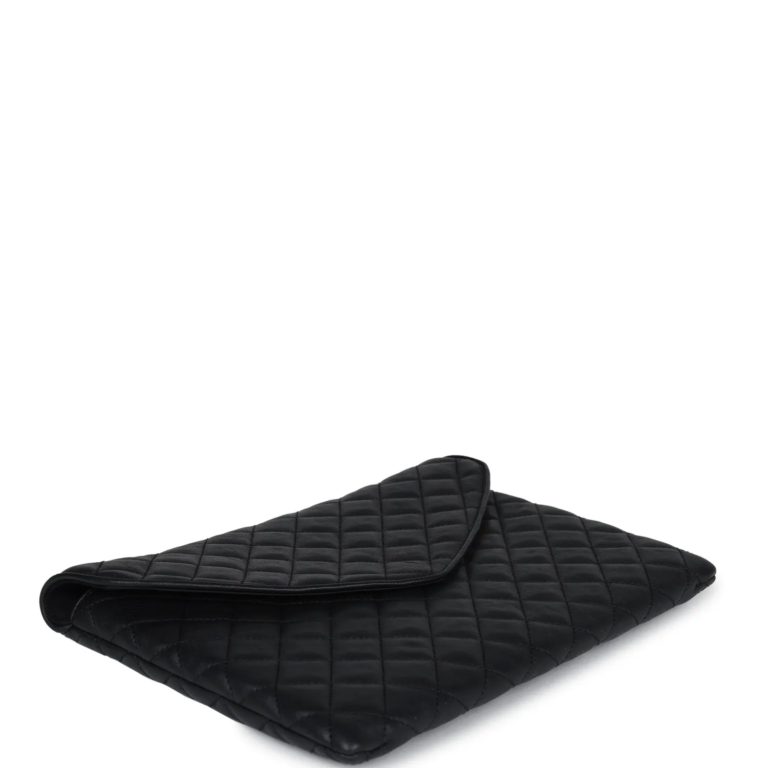 Chanel Black Flats with Clutch 37 EU