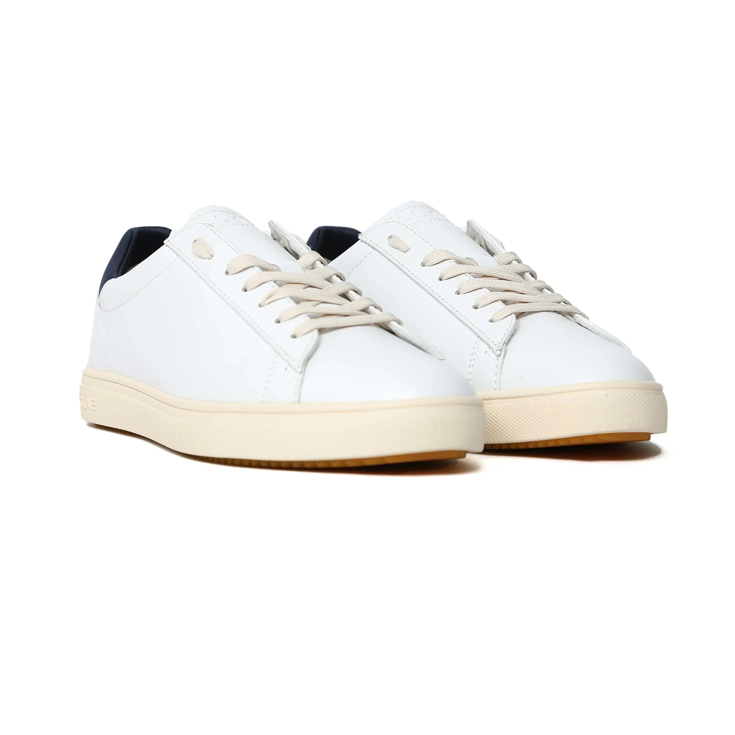 Clae Bradley Essentials Trainer in White Leather