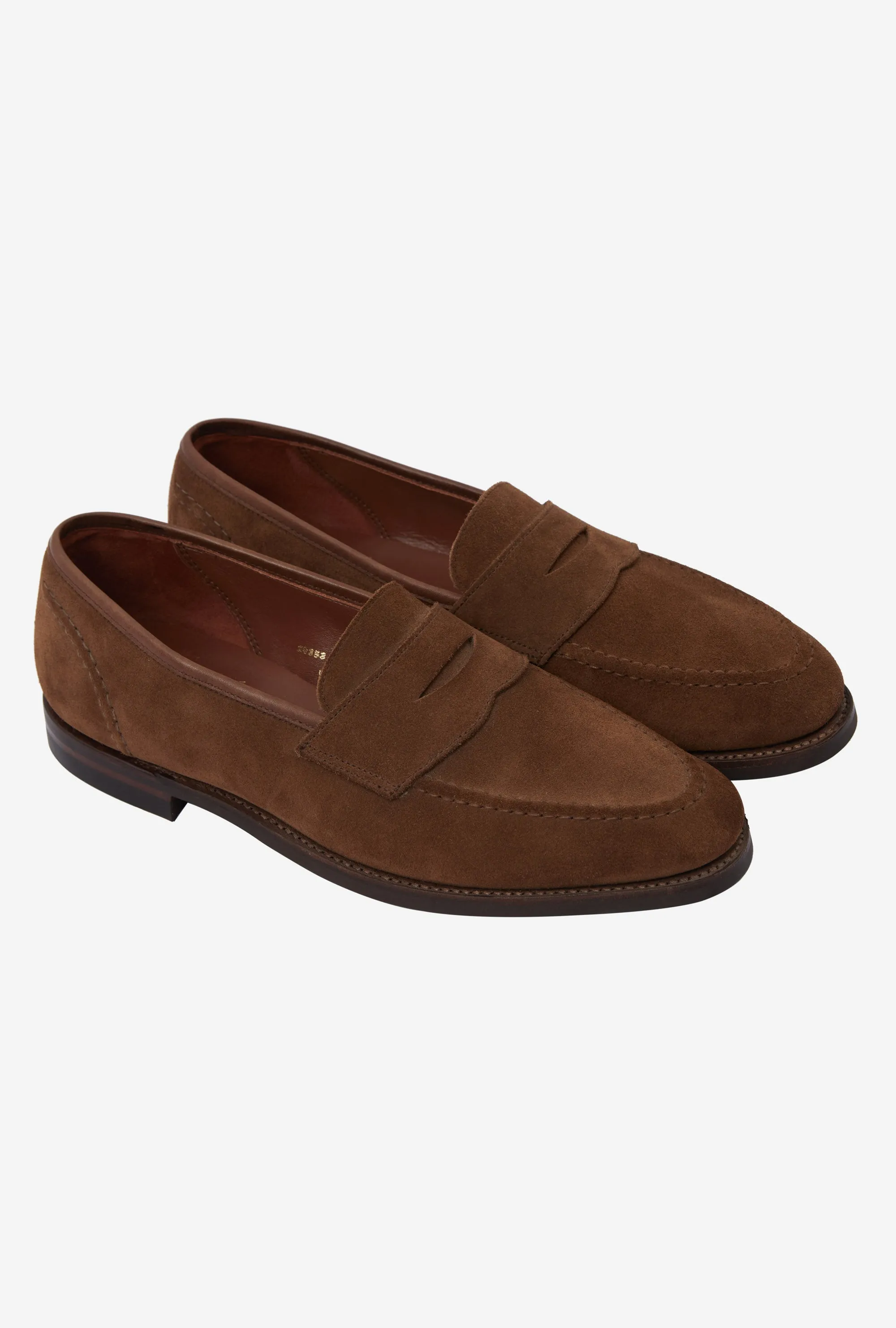 Crockett & Jones Unley Snuff Suede Loafers with City Sole