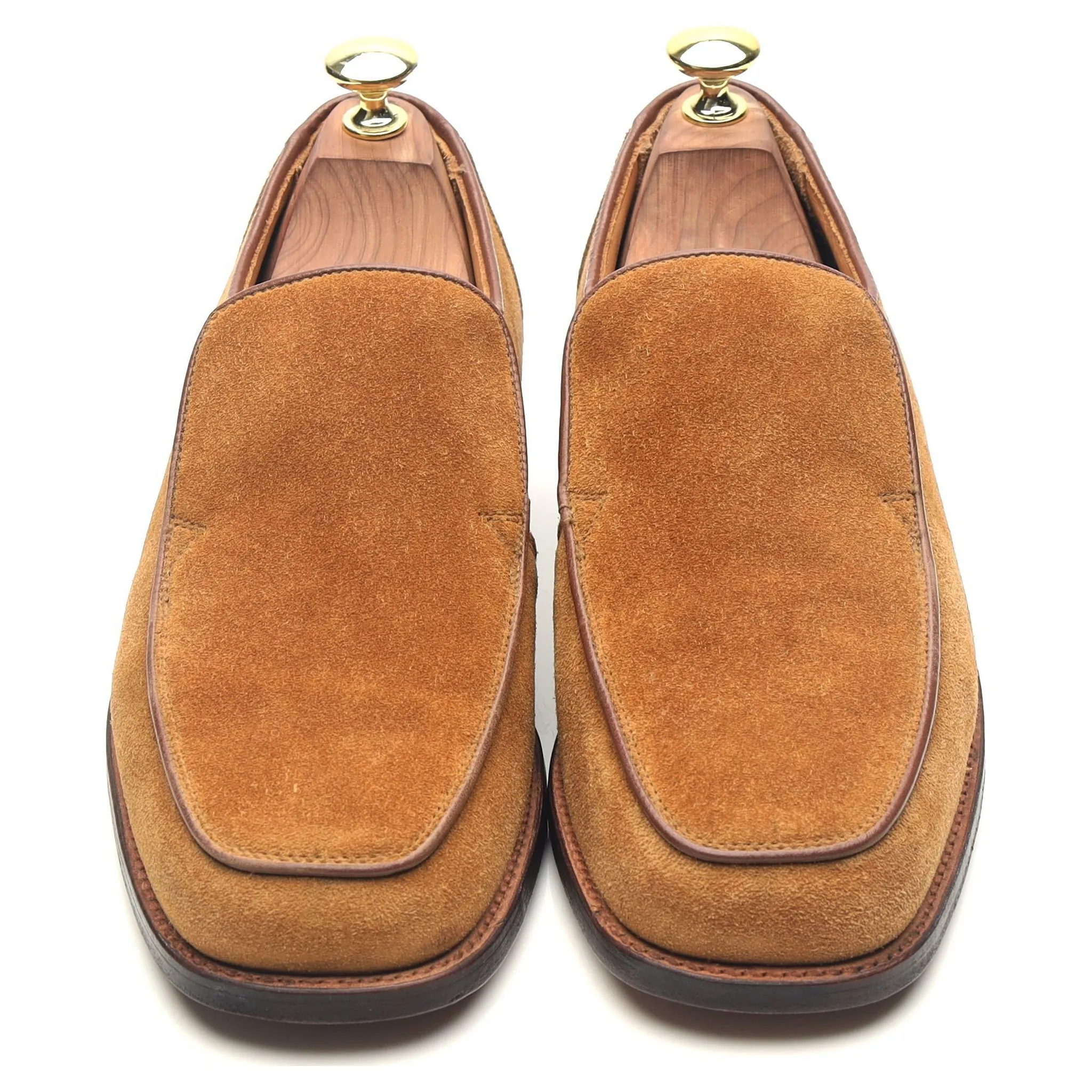 'Cuba' Tan Brown Suede Loafers UK 7.5 EX