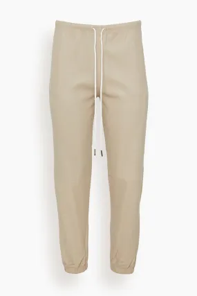 Drawstring Jogger in Latte