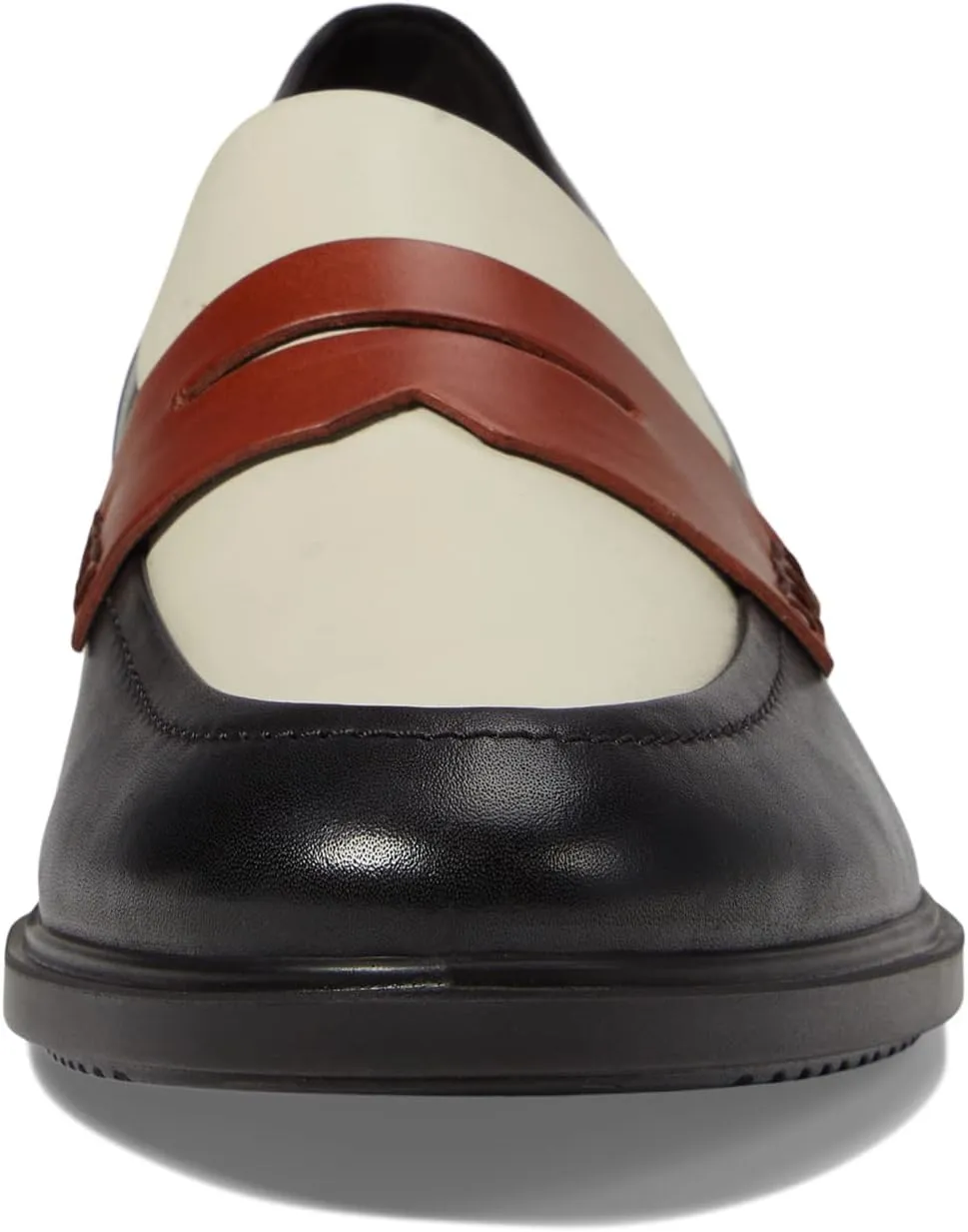 Dress Classic 15 Penny Loafer ECCO, Black/Limestone/Cognac