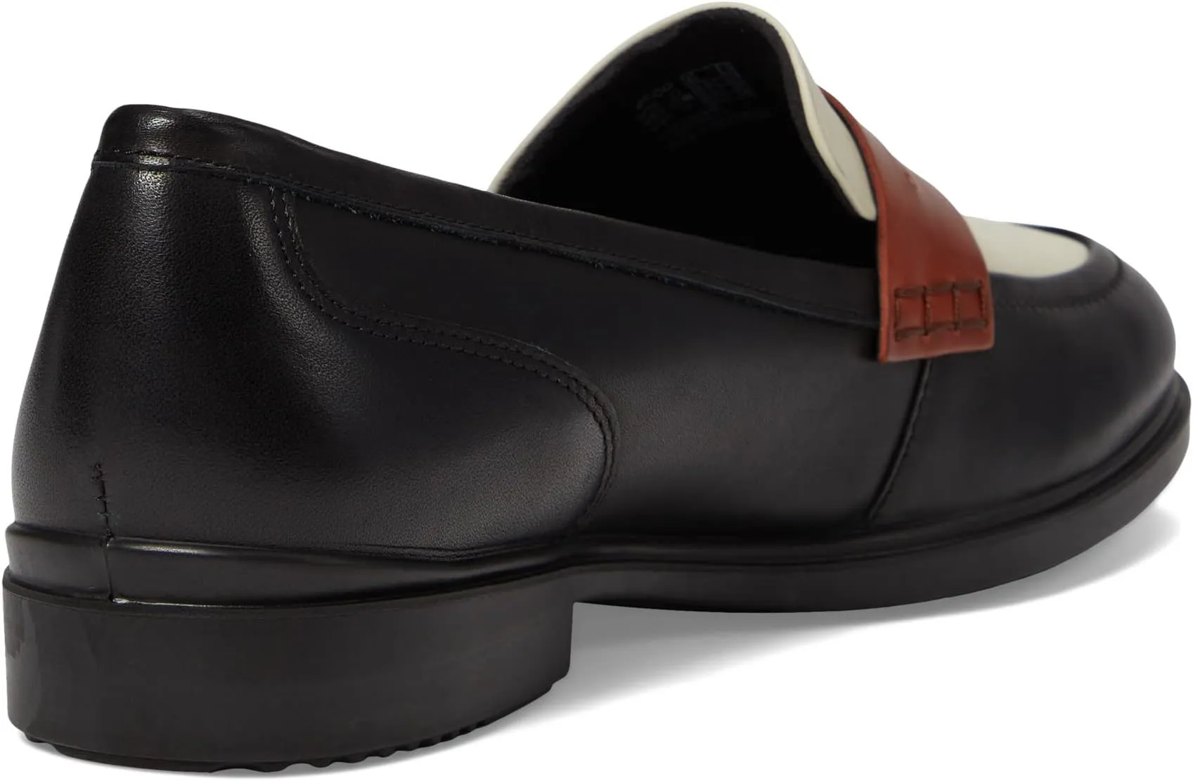 Dress Classic 15 Penny Loafer ECCO, Black/Limestone/Cognac