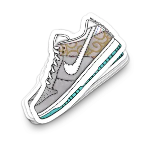 Dunk Low "Barbershop White" Sneaker Sticker