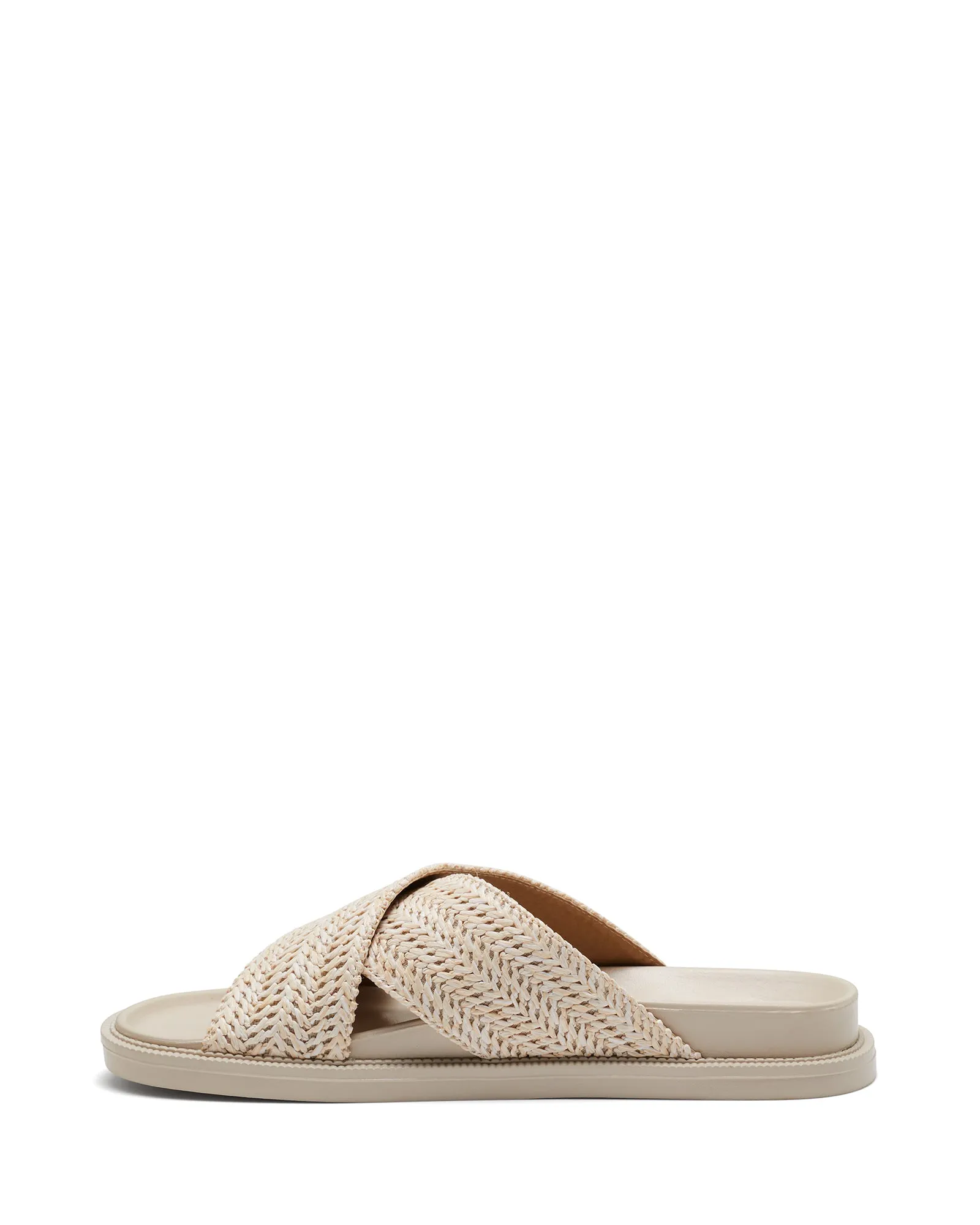 Eden Flat Sandal Bone