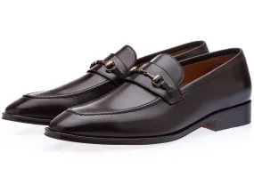 ELMORO VINTAGE COCOA LOAFERS