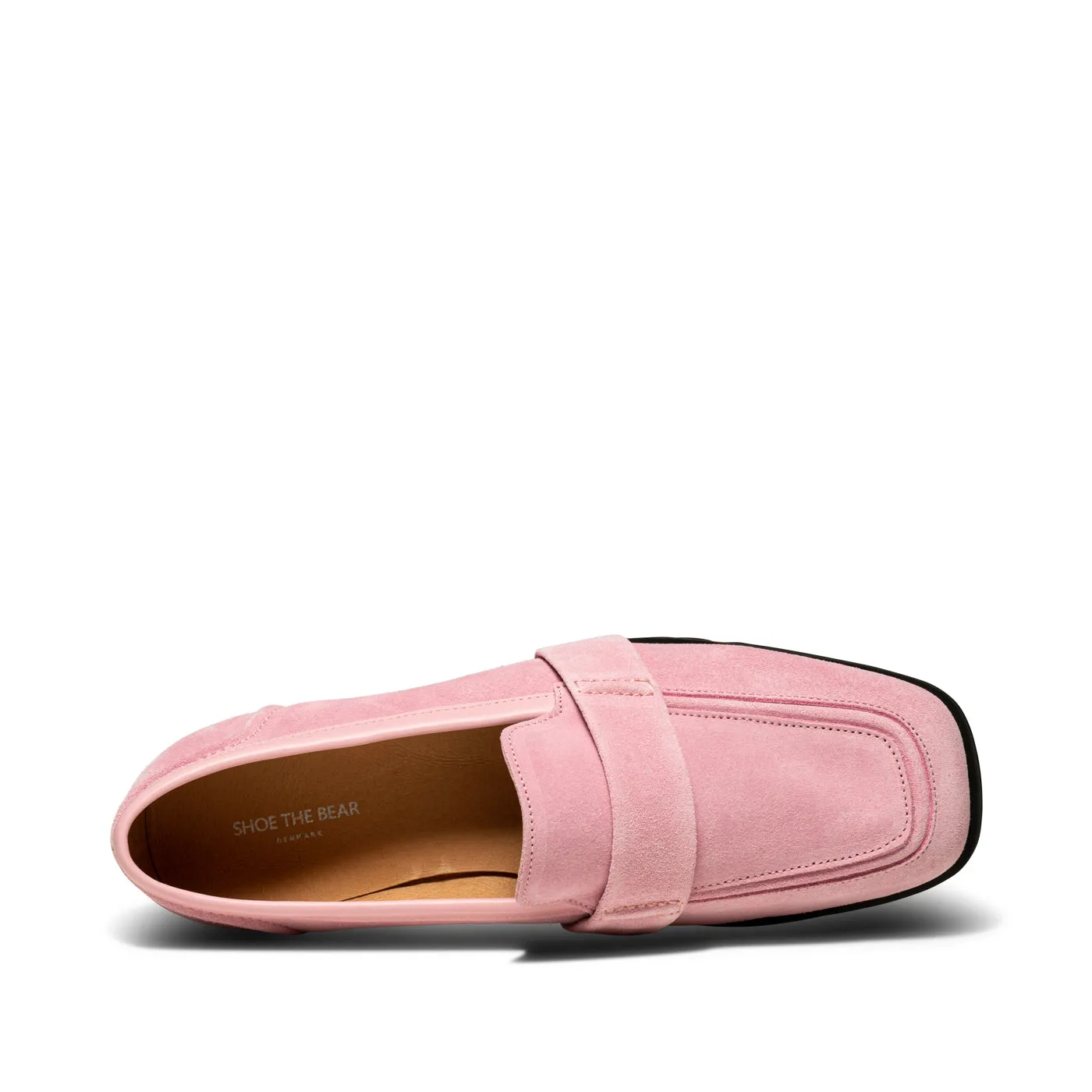 Erika saddle loafer ruskind - Soft Pink