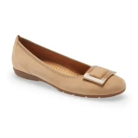 Gabor Women's 54.164.12 Buckle Ballet Flat - Caramel