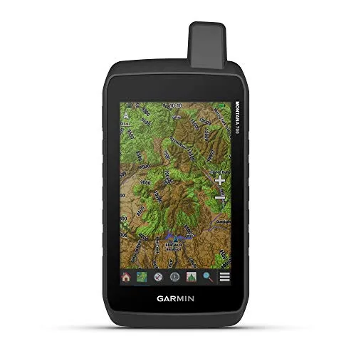 Garmin Montana 750i, Rugged GPS Handheld with Built-in inReach Satellite Technology and 8-megapixel Camera, Glove-Friendly 5" Color Touchsreen