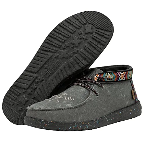 Hey Dude Women's Iris Festival Aztec Band Grey, Size 9