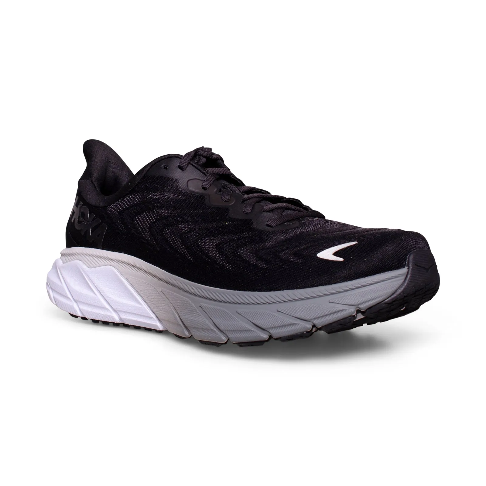 Hoka One One Arahi 6 Black / White Running Shoes - Men's