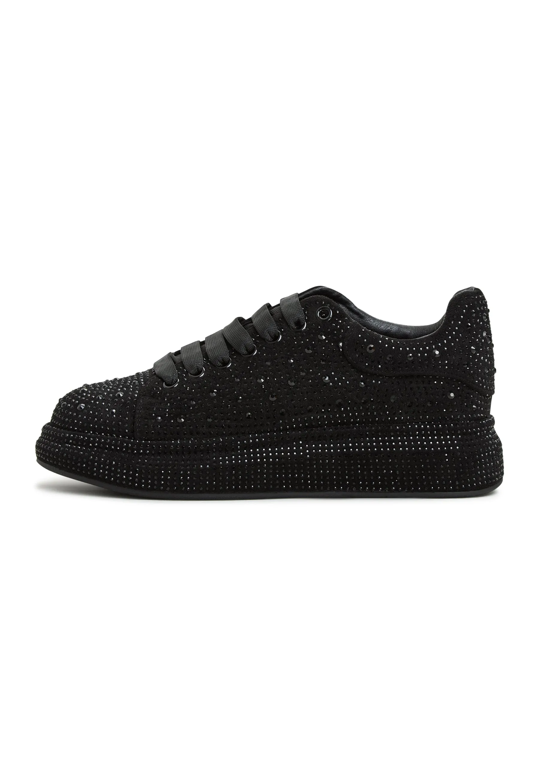 Jewel Platform Sneakers Anastasia - Black