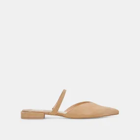 KANIKA FLATS TAN SUEDE