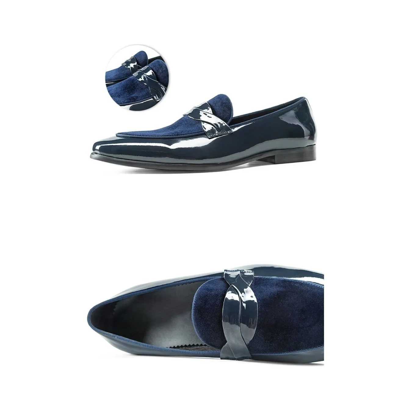 LaceLux Exotic Lace-Up Loafers