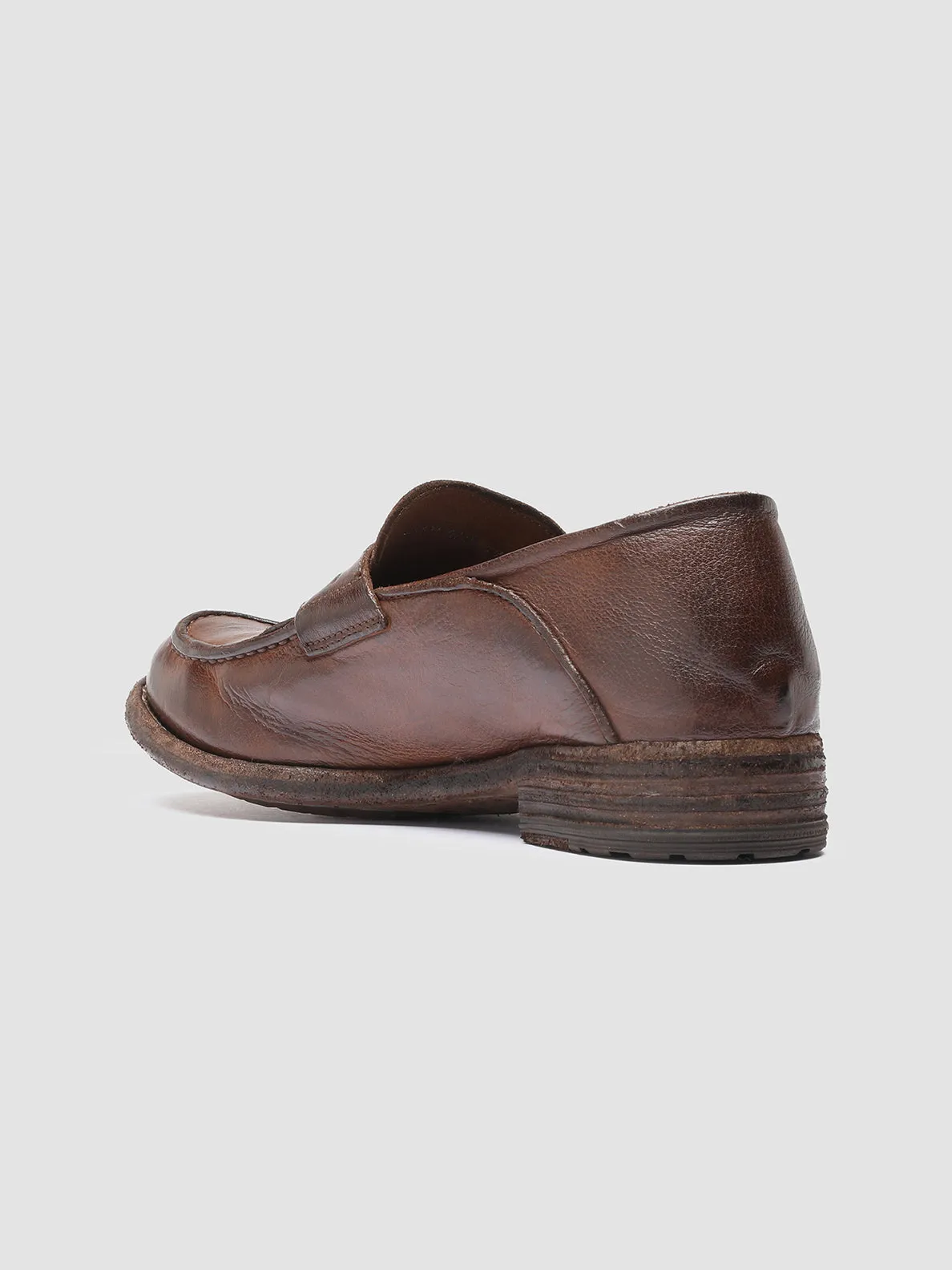 LEXIKON 140 - Brown Leather Penny Loafers