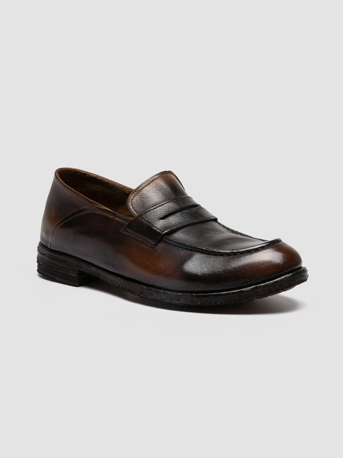 LEXIKON 140 - Coffe Leather Penny Loafers