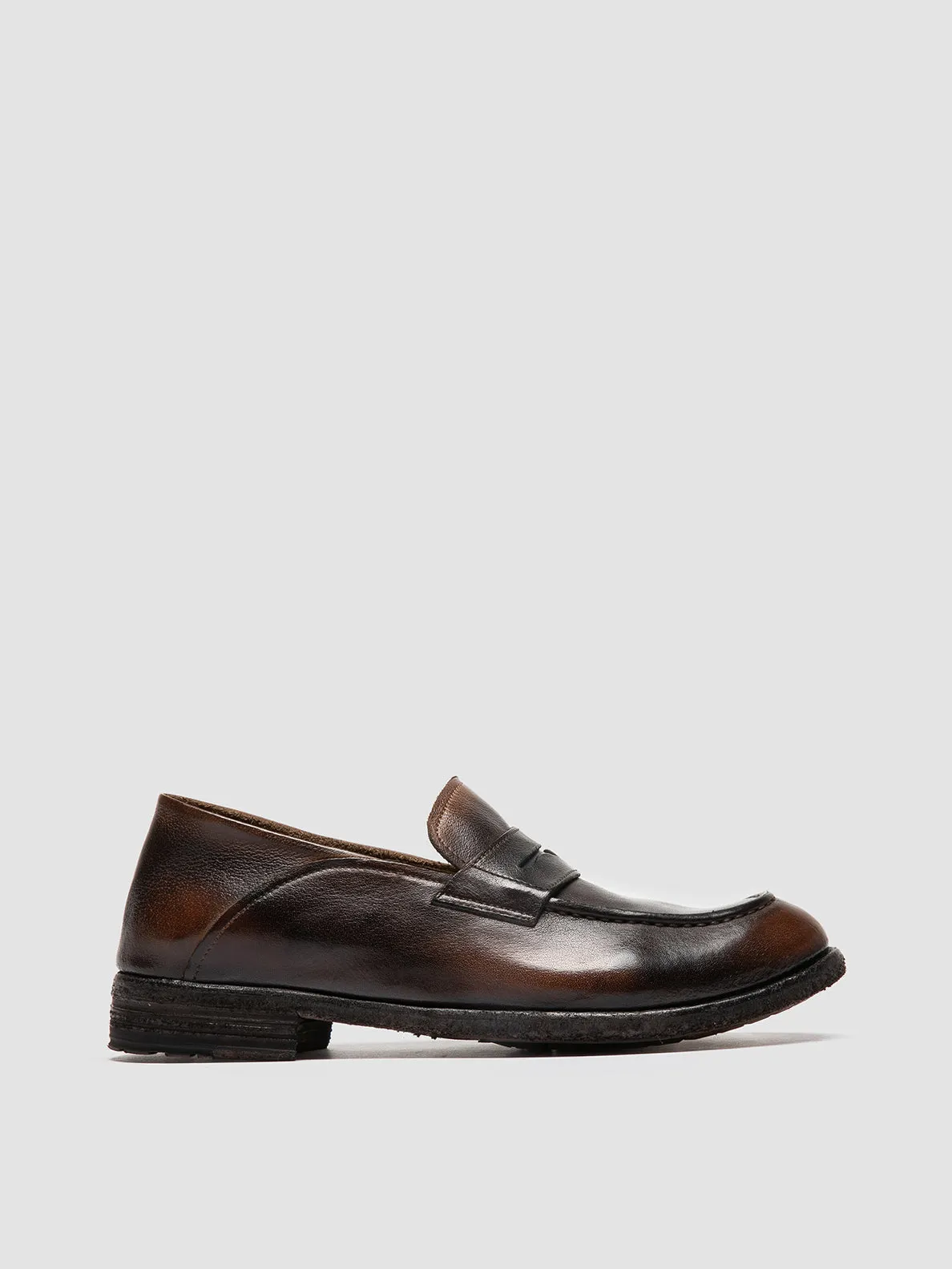 LEXIKON 140 - Coffe Leather Penny Loafers