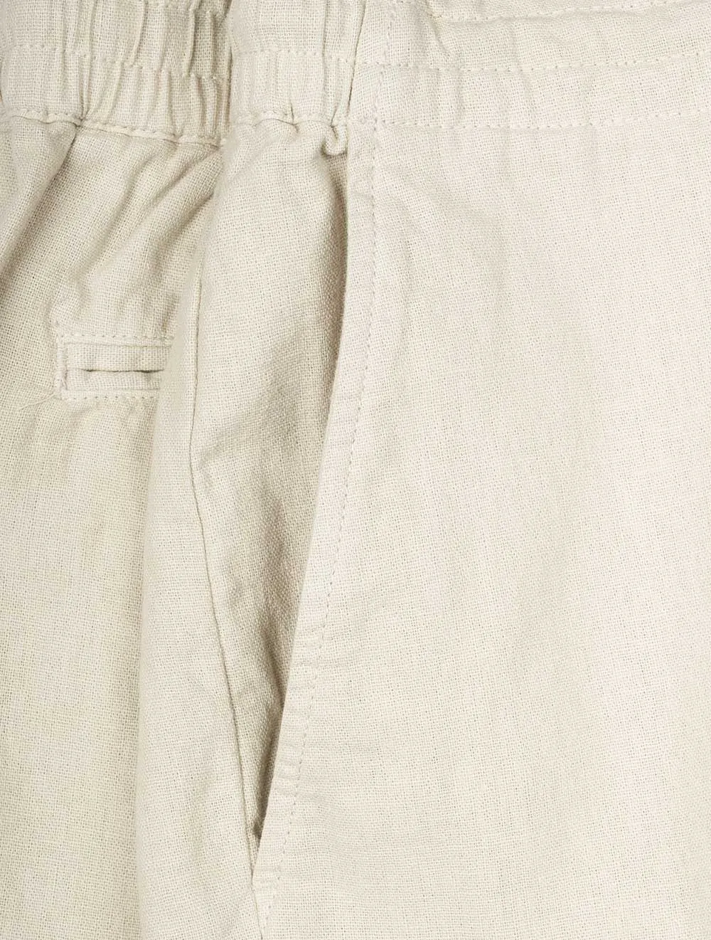 Linen Cotton Mix Short Stone