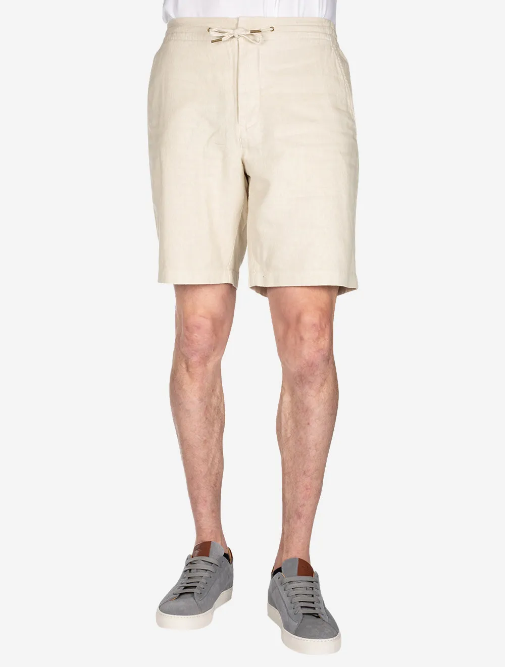 Linen Cotton Mix Short Stone