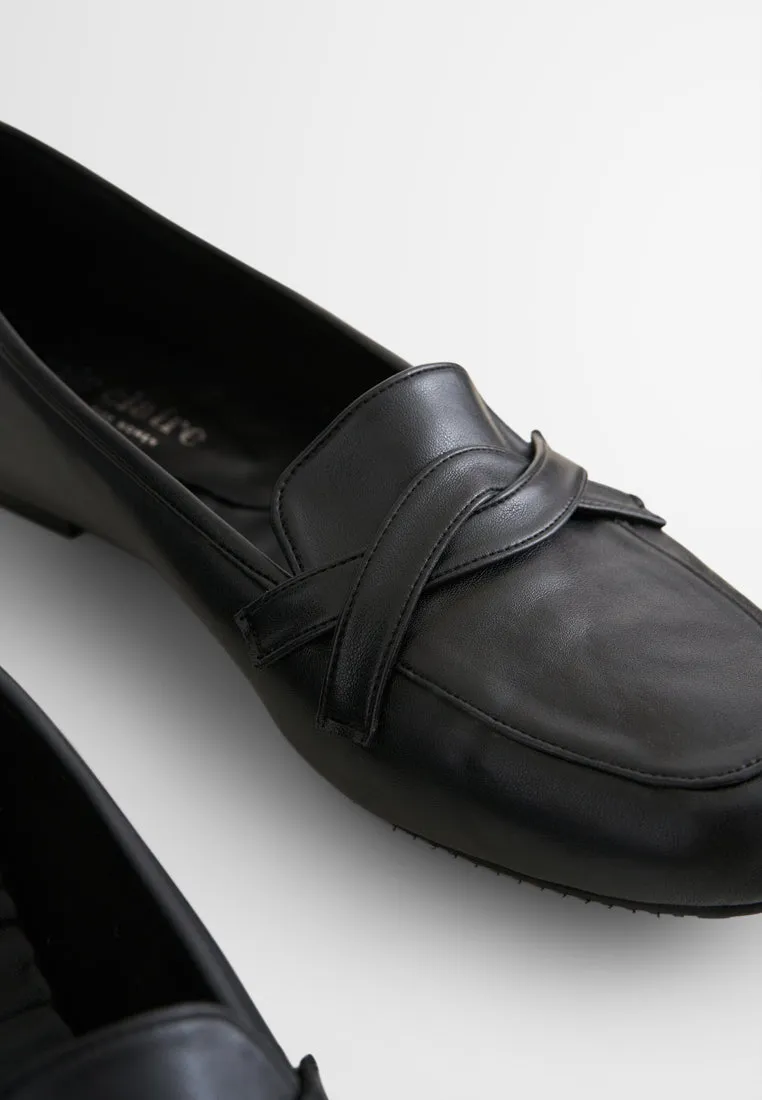 Louisa Classic Soft Loafers - Black