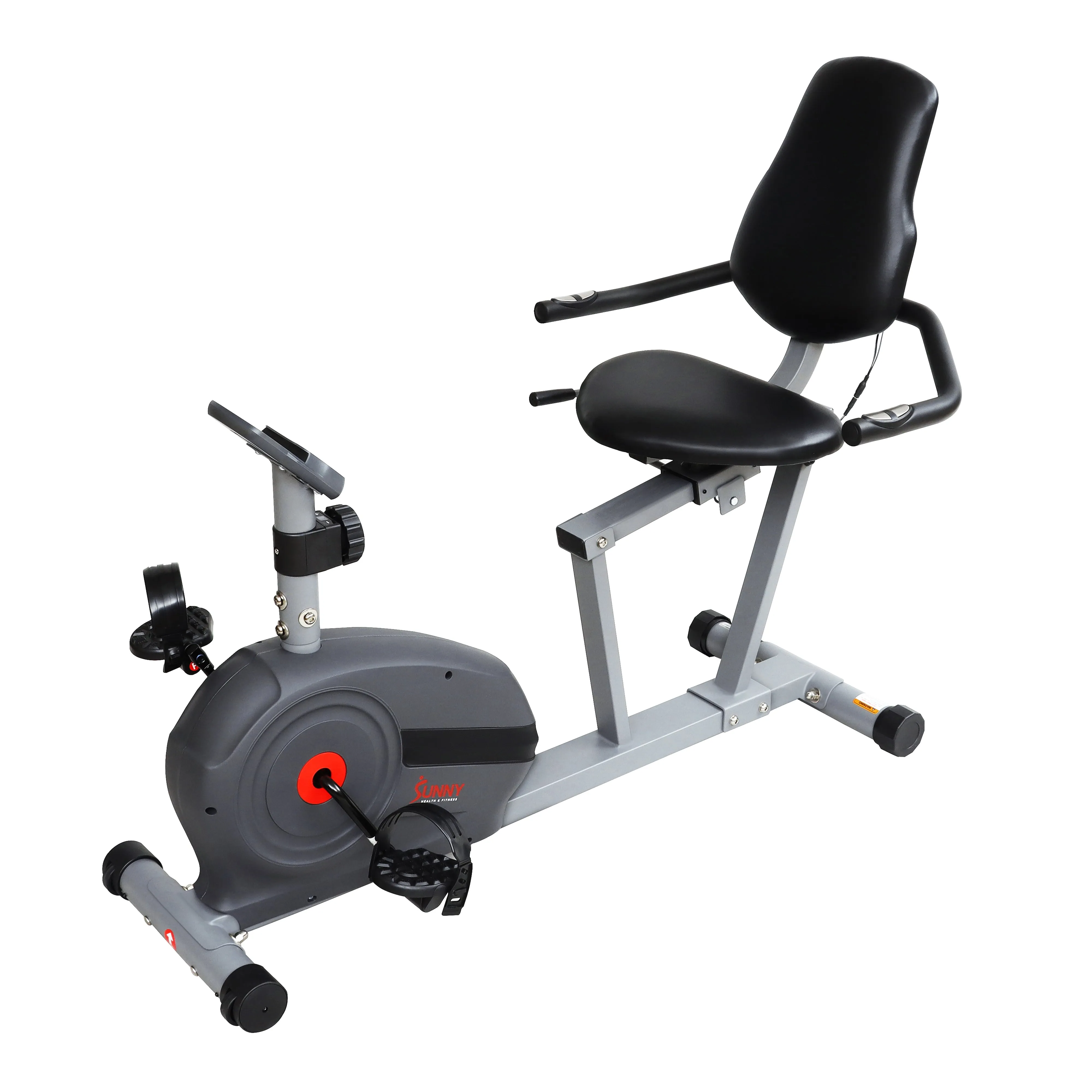 Magnetic Smart Recumbent Bike with Exclusive SunnyFit® App Enhanced Bluetooth Connectivity