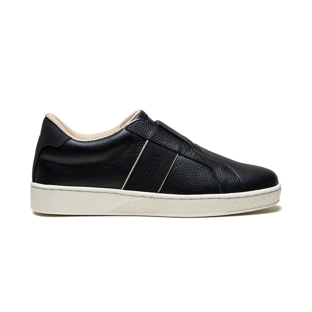 Men's Bishop Black Leather Sneakers 01733-997