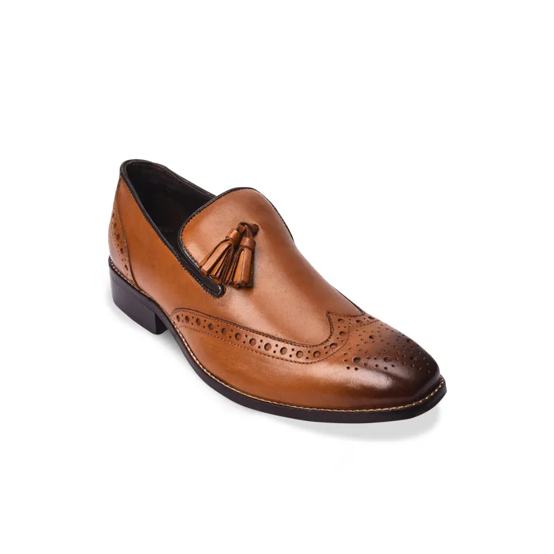 Men's leather slip-on formal loafers