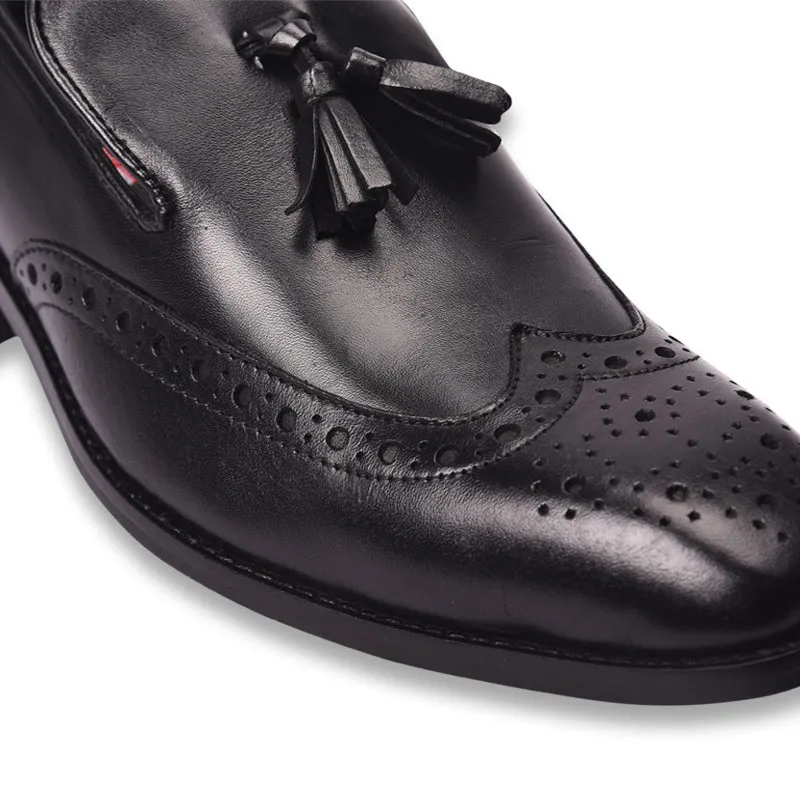 Men's leather slip-on formal loafers