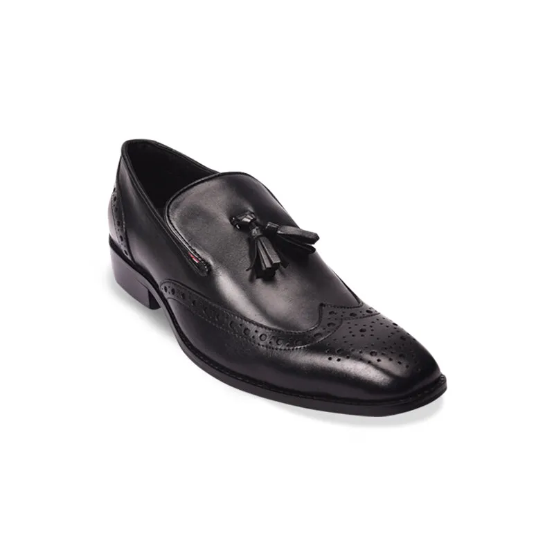 Men's leather slip-on formal loafers