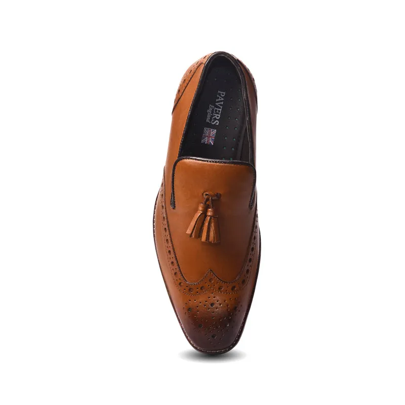 Men's leather slip-on formal loafers