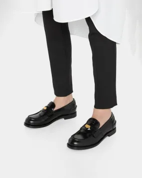 Miu Miu leather penny loafers