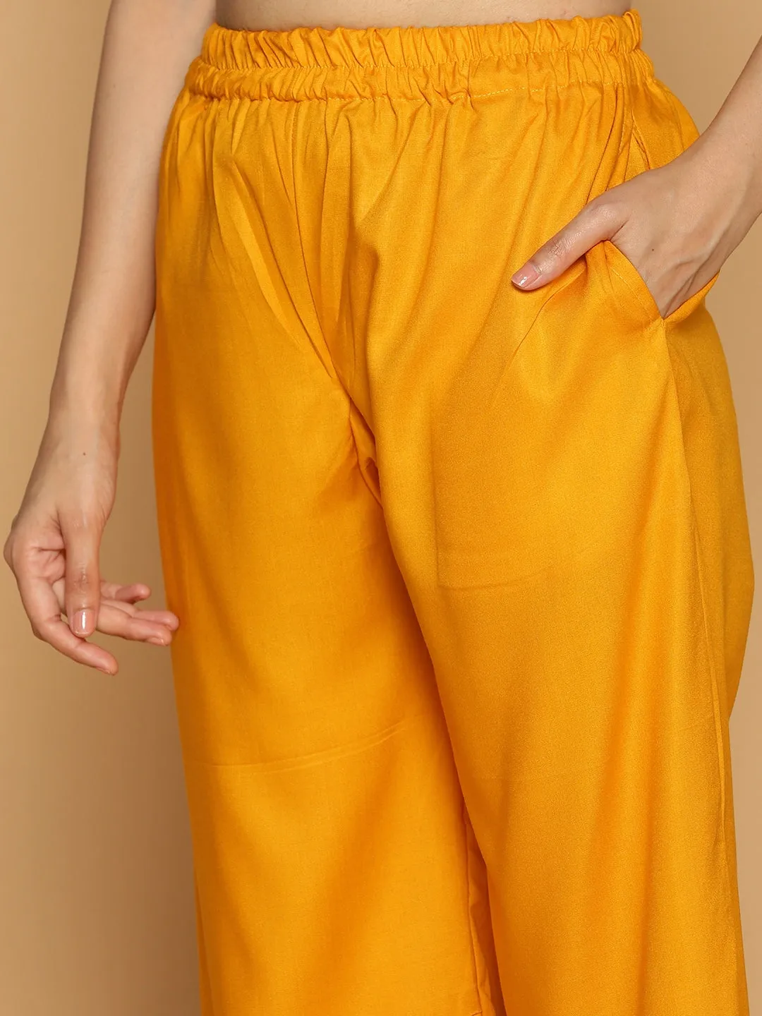 Mustard Palazzo Pants