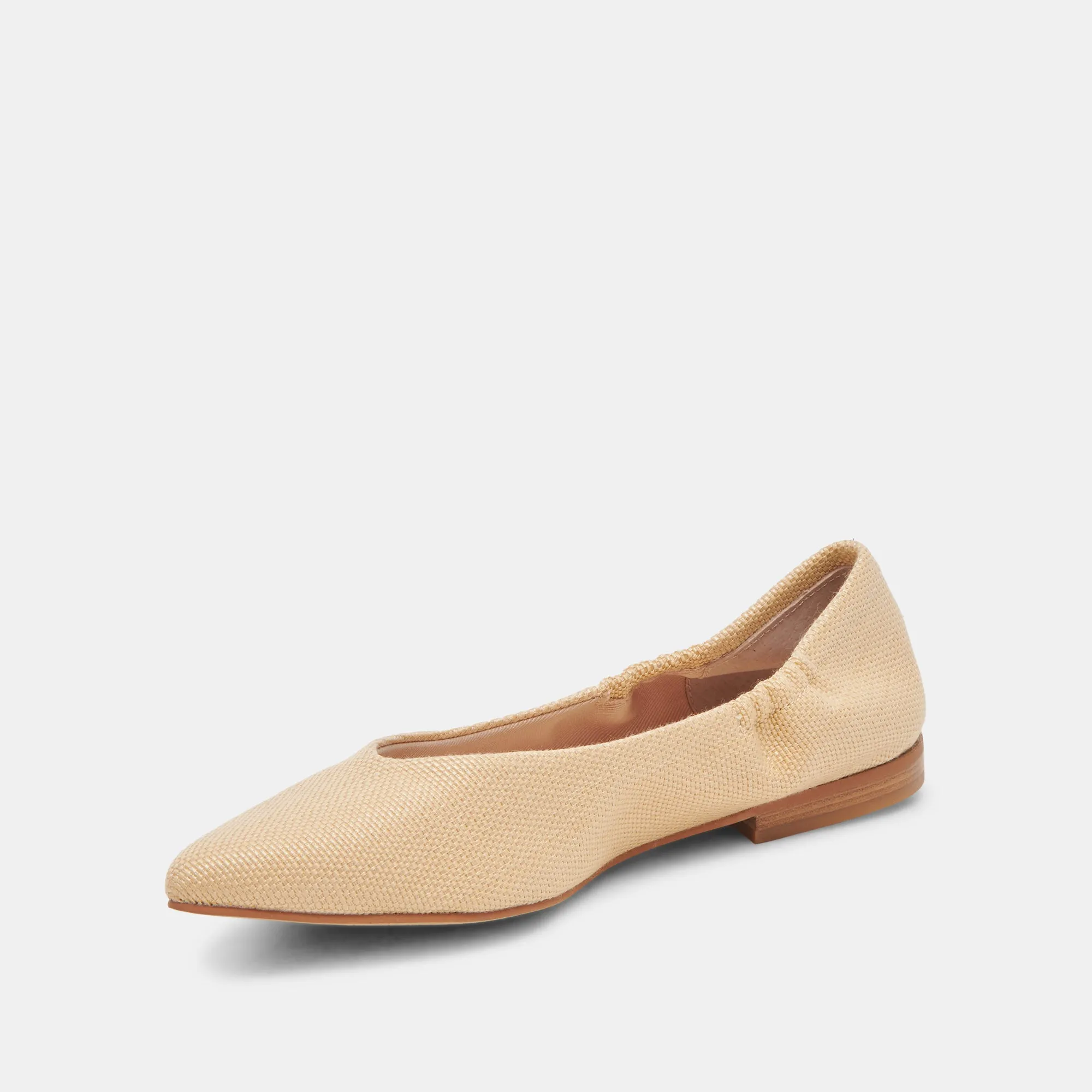 NADAV BALLET FLATS LT NATURAL RAFFIA