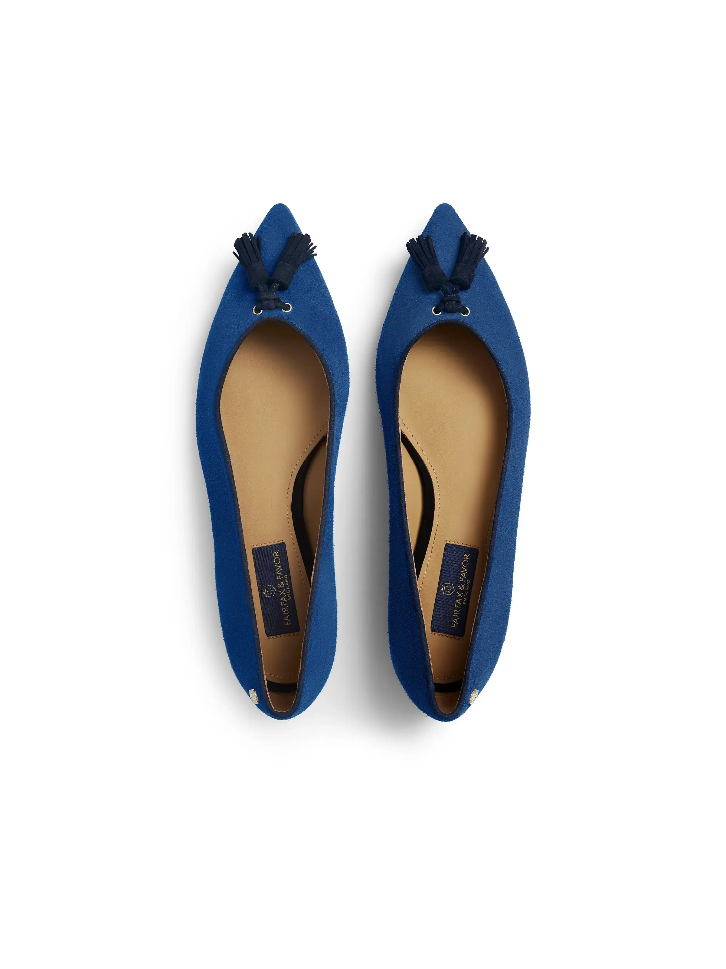 Newbury Pump - Porto Blue & Navy Suede